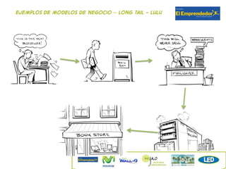 Ejemplos de modelos de negocio – long tail - LULU
 