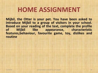 Mijbil the otter | PPT