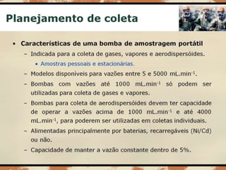 Aula 003   risco químico - coleta