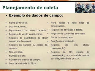 Aula 003   risco químico - coleta