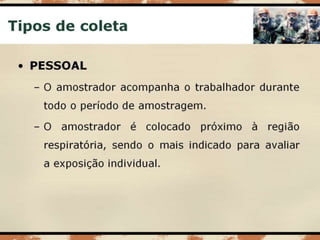 Aula 003   risco químico - coleta