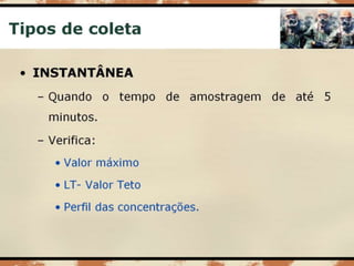 Aula 003   risco químico - coleta