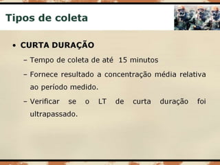 Aula 003   risco químico - coleta