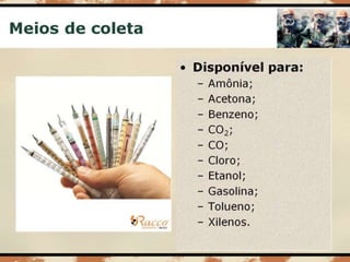 Aula 003   risco químico - coleta