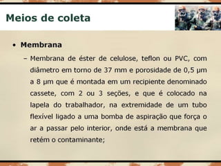 Aula 003   risco químico - coleta