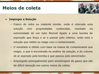 Aula 003   risco químico - coleta