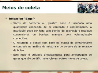 Aula 003   risco químico - coleta