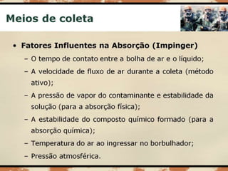 Aula 003   risco químico - coleta