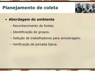 Aula 003   risco químico - coleta