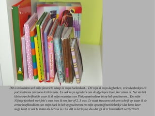 En toen vond mijn lay out het leuk om te gaan kloten... Afijn, dit zijn de boeken dit ik dit jaar heb gekocht/gekregen. Het enige boek dat ik er zelf van heb gekocht is “De Stam van de Holenbeer” (Waar ik de rest van de serie nog van moet lezen...). Alle boeken van de Academicus Vampyrus boeken heb ik voor mijn verjaardag gekregen. Twee van papa en een van Roos. En de Hongerspelen heb ik ook van papa gekregen (Al moet ik zeggen dat ik deel een wel het beste deel van de serie vind. Deel 2 en 3 vond ik enorm tegenvallen...) 