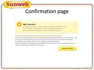 Confirmation page

19

 