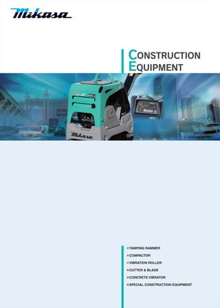 construction-equipment Mikasa brochure