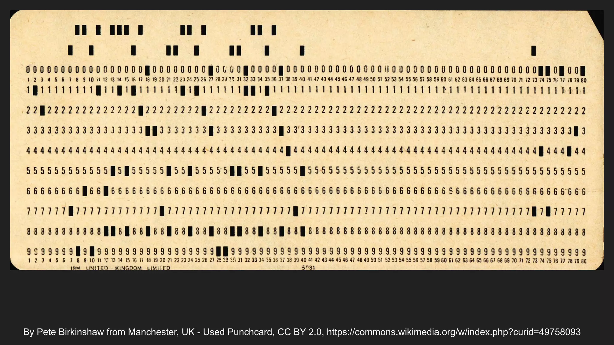 By Pete Birkinshaw from Manchester, UK - Used Punchcard, CC BY 2.0, https://commons.wikimedia.org/w/index.php?curid=49758093
 