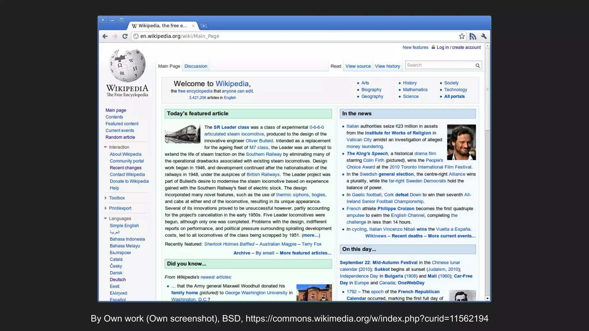 By Own work (Own screenshot), BSD, https://commons.wikimedia.org/w/index.php?curid=11562194
 