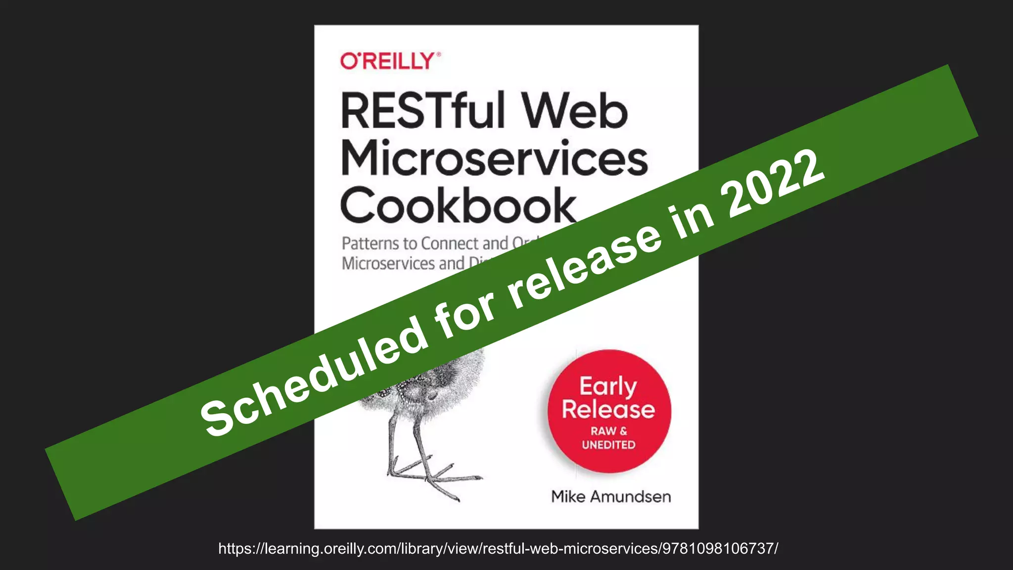 https://learning.oreilly.com/library/view/restful-web-microservices/9781098106737/
Scheduled for release in 2022
 