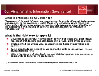 Mike2.0 Information Governance Overview