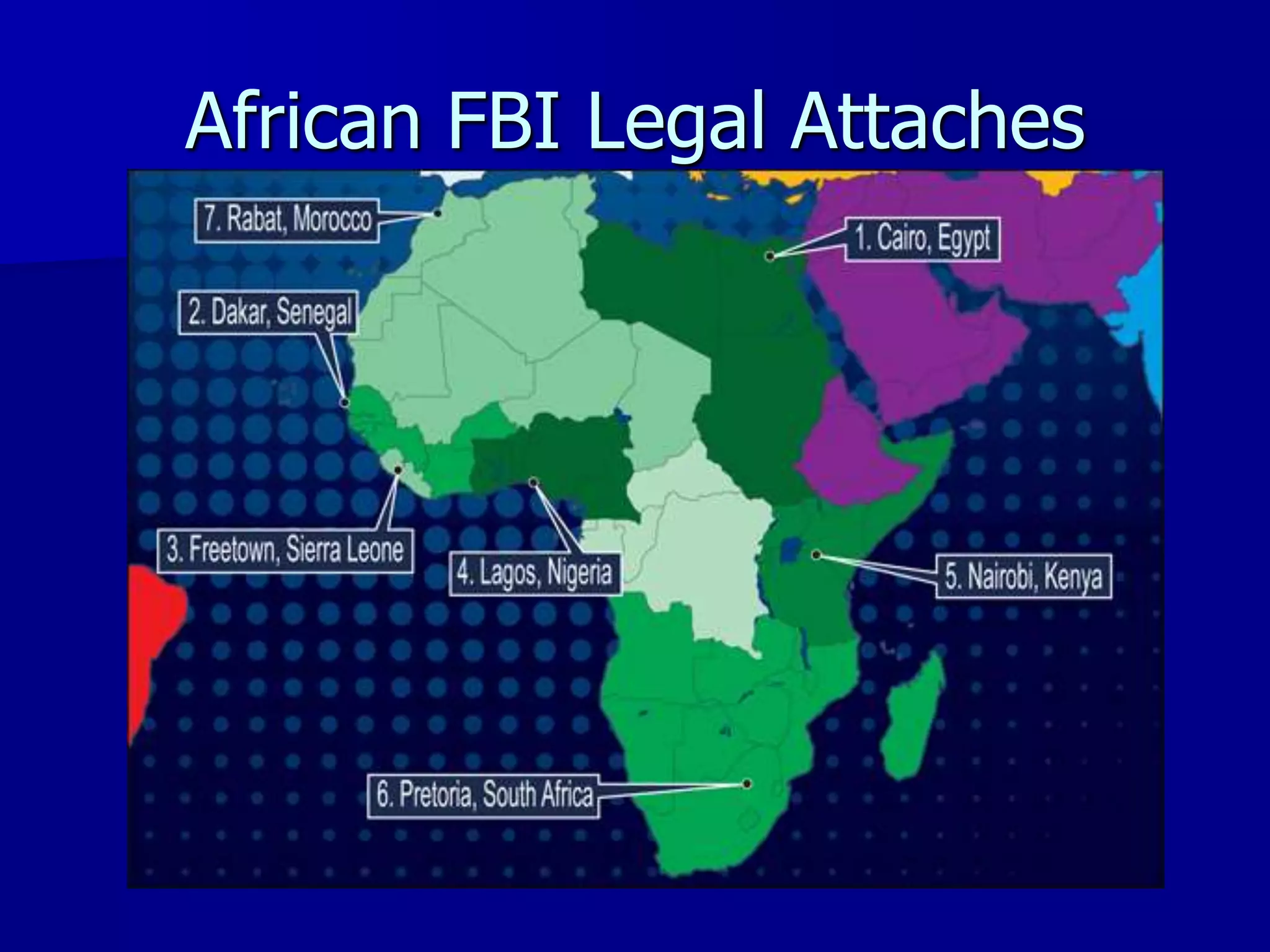 Global Reach of ACH Fraud390$220M $70M300+3500+Total FBI cases:Attempted loss:Actual loss:Victims:Mules: mule organizationmalware coder/malware exploiters victimsLaw Enforcement Response To Date:United States:  92 charged and 39 arrested