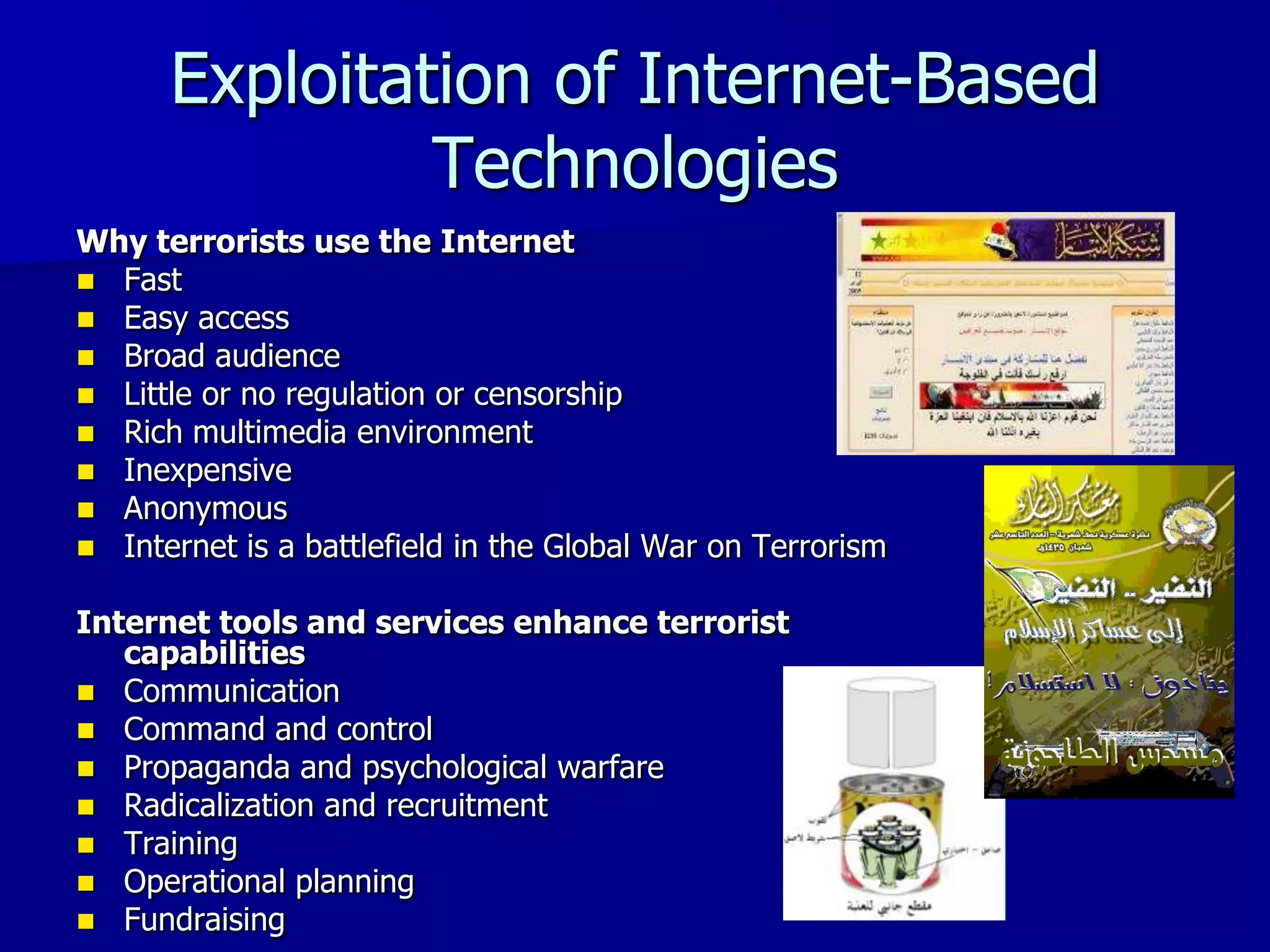 A classic case of Global Co-Operation.Excellent Multi-Agency PartnershipsIC3-www.ic3.gov-Internet Crime Complaint Center, a collaboration between FBI, Bureau of Justice Assistance and the National White Collar Crime Center.DHS-US Computer Emergency Response Team (US-CERT) and the G-First portalFBI-Department of State Anti-Terrorism Assistance Cyber outreach and training initiatives globally.U.S.S.S. Electronic Crimes Task Forces in 24 regions around the the U.S.