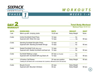 Sanela six pack shortcuts sale