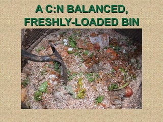 A C:N BALANCED, FRESHLY-LOADED BIN 