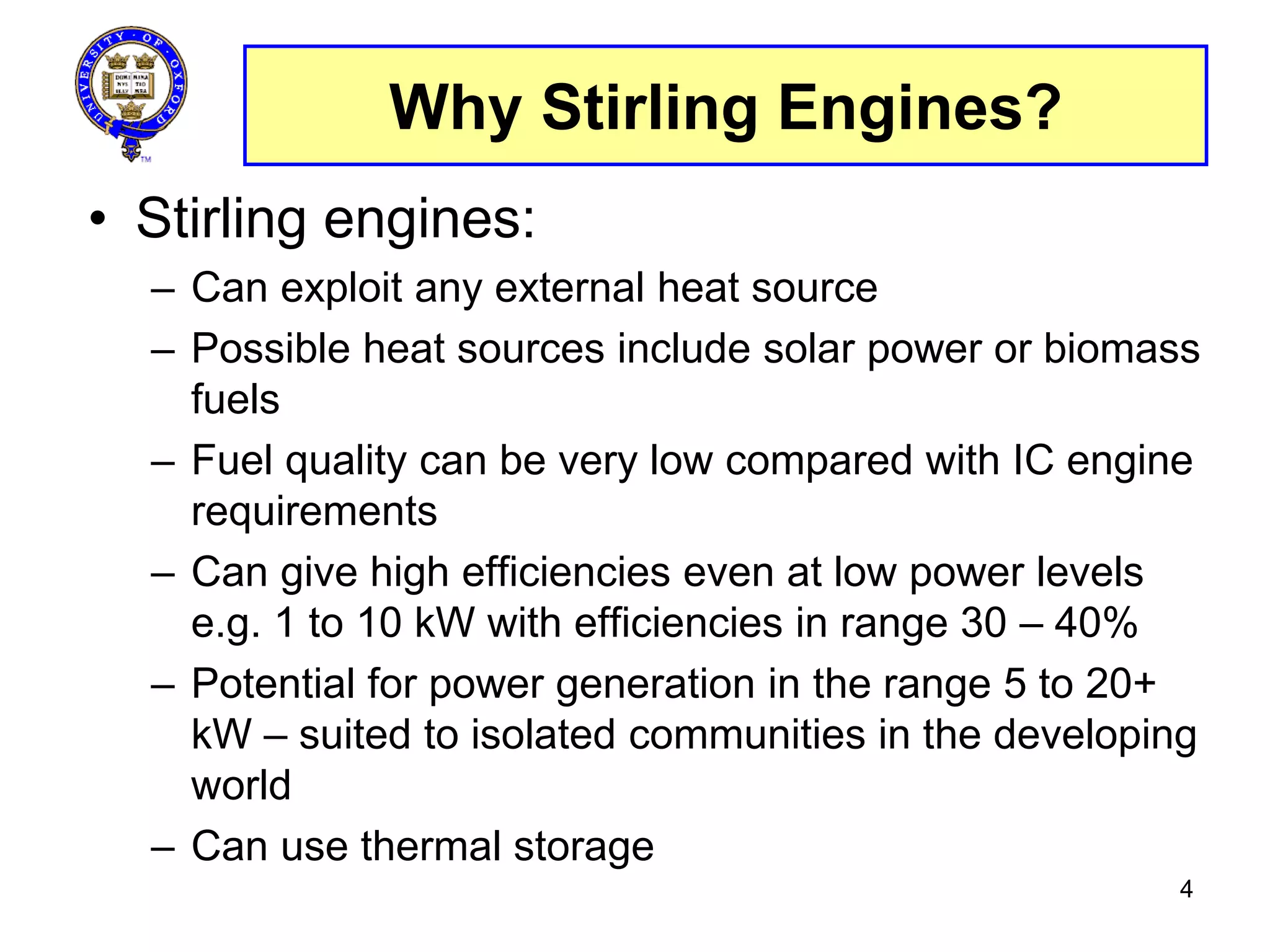Cambridge | Jan-14 | Biomass-fuelled Stirling Engine for off-grid ...