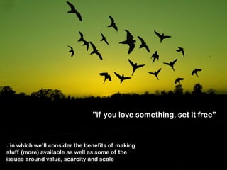 If you love something, set it free