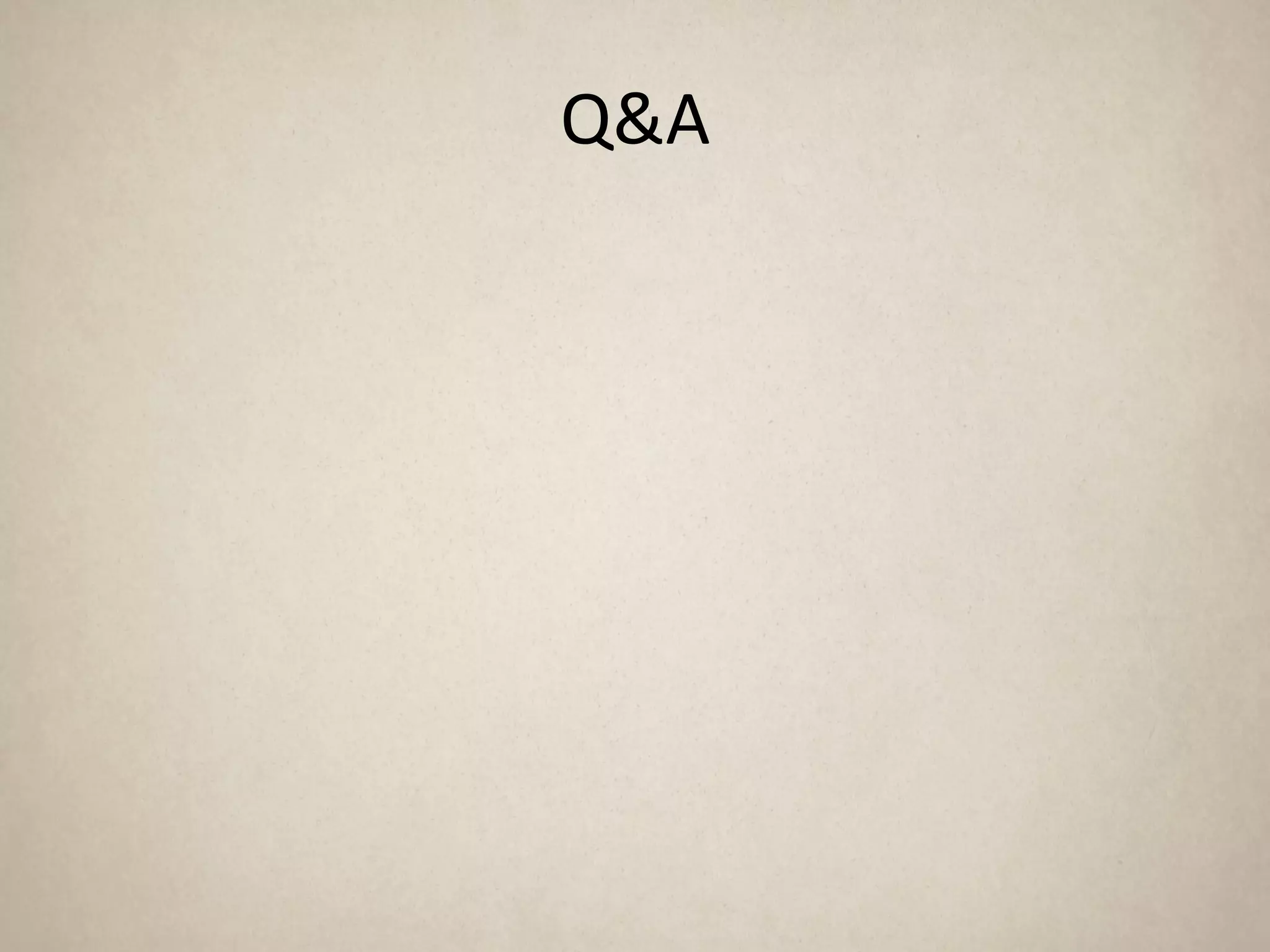 Q&A
 
