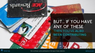 We’ve all been active participants in this type of data collection. ALSO BEEN CONTRIBUTING  