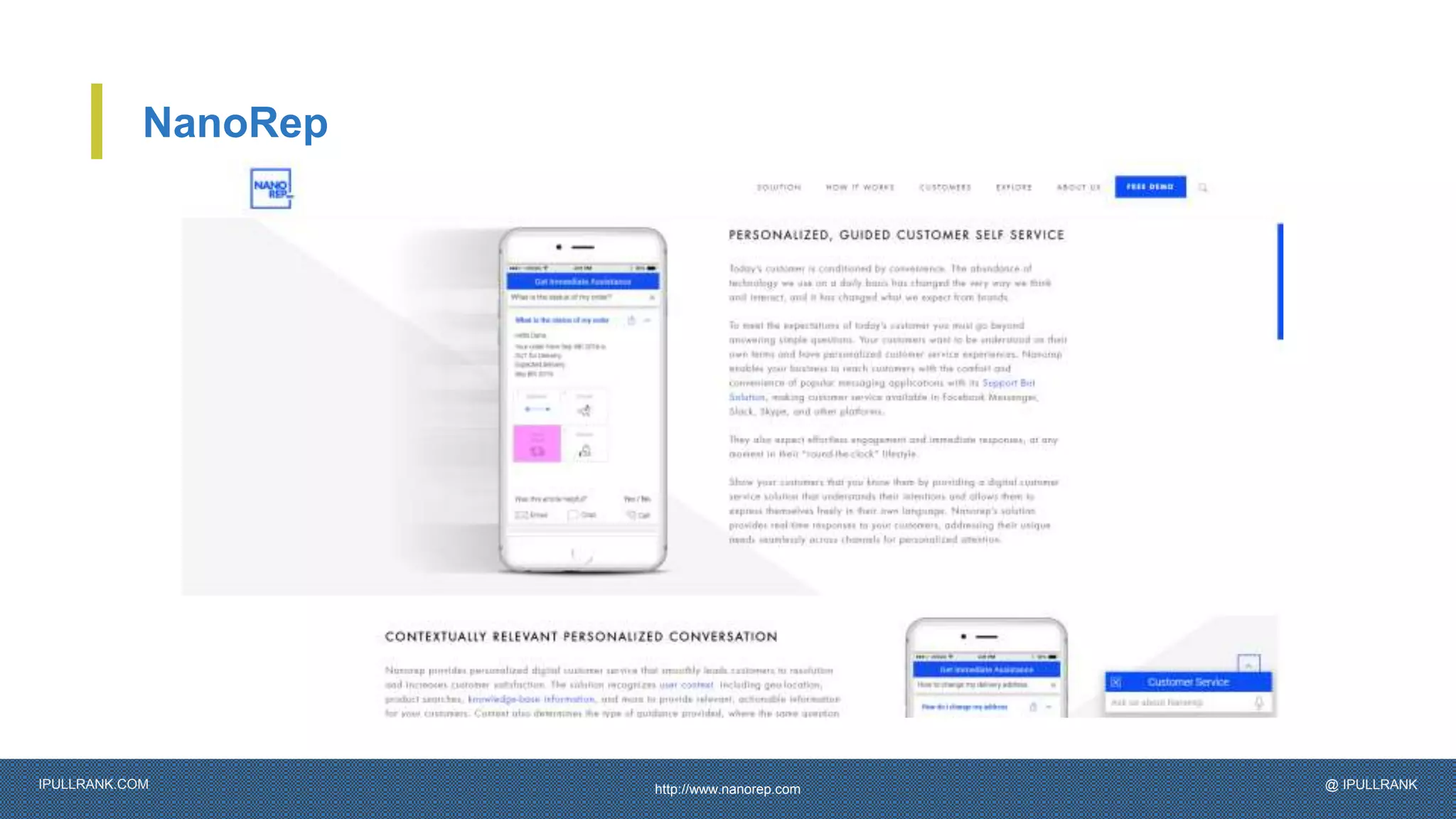 IPULLRANK.COM @ IPULLRANK
NanoRep
http://www.nanorep.com
 