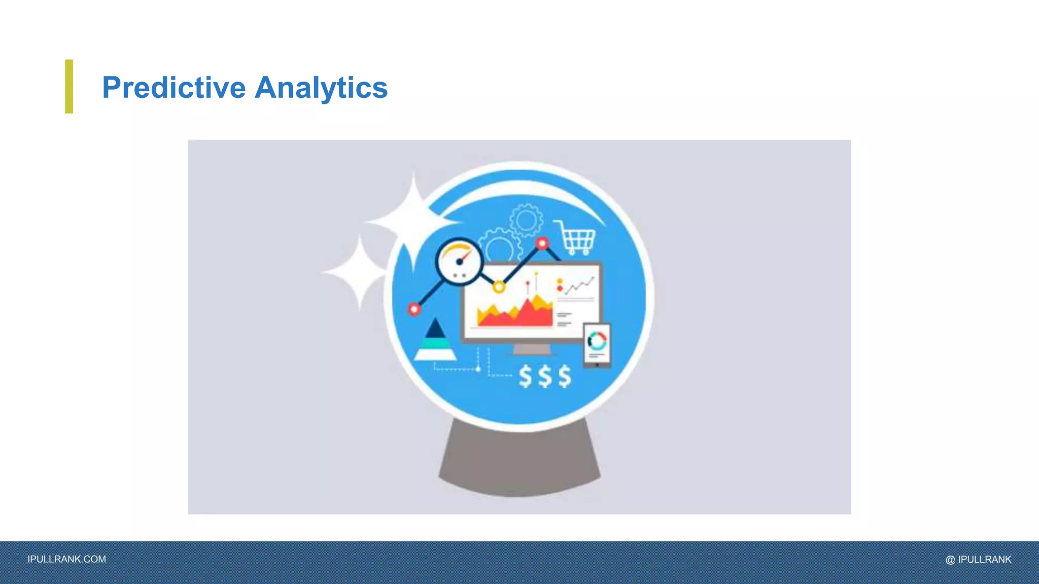 IPULLRANK.COM @ IPULLRANK
Predictive Analytics
 