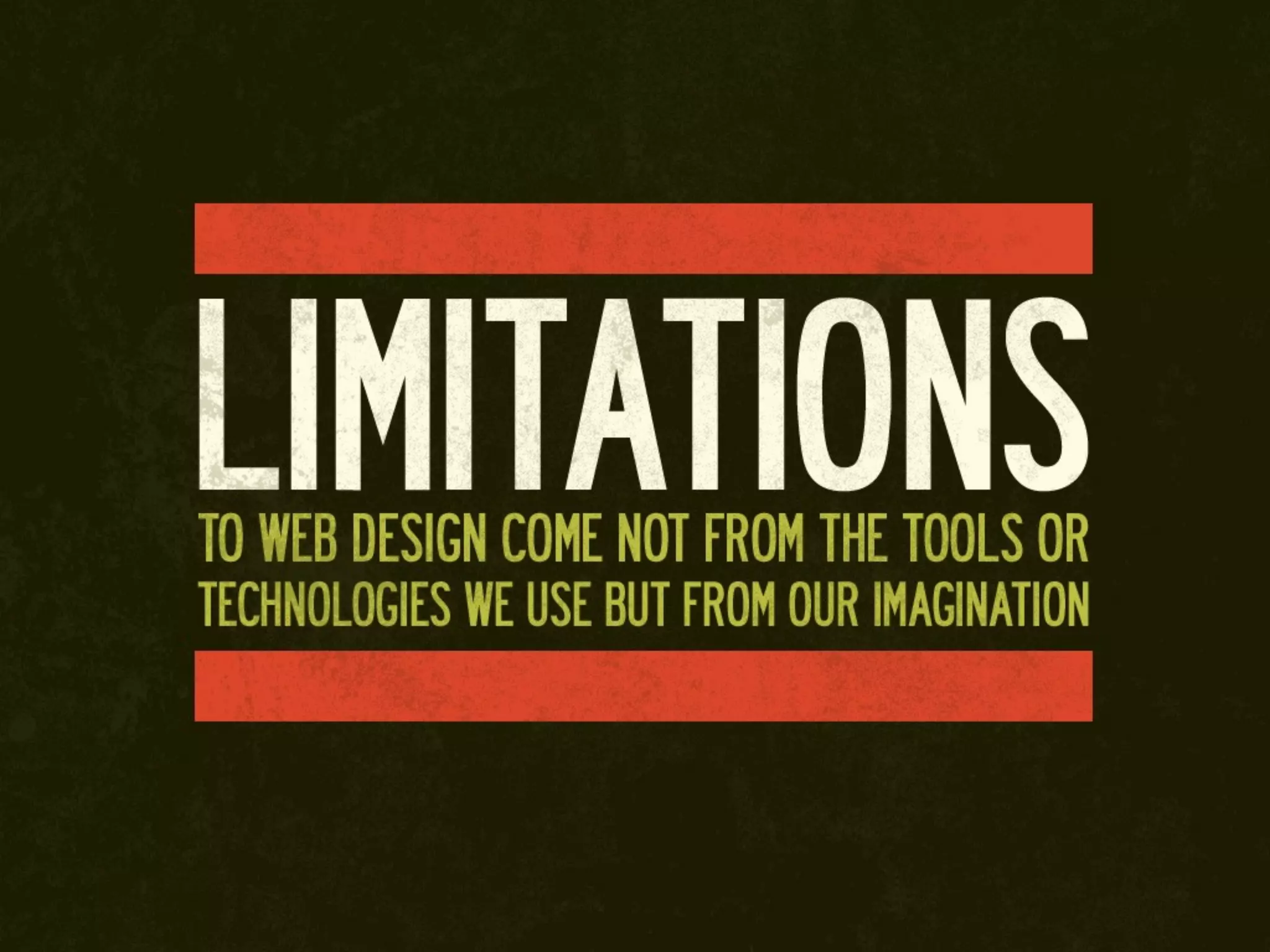 Graphic Design: The Forgotten Web Standard