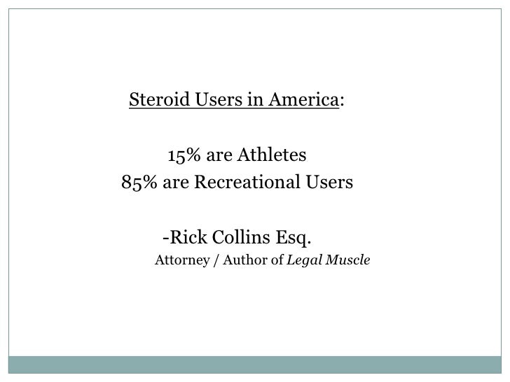 Steroids persuasive speech