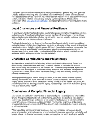 Mike Lindell's Net Worth in 2024: How the MyPillow Founder Built His