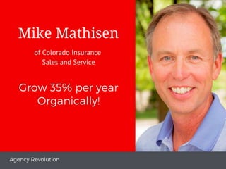Grow 35% per year Organically! by Mike Mathisen