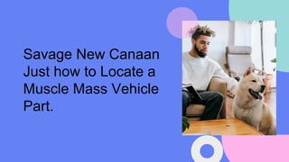 Savage New Canaan
Just how to Locate a
Muscle Mass Vehicle
Part.
 