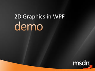 2D Graphics in WPF 