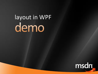 layout in WPF 