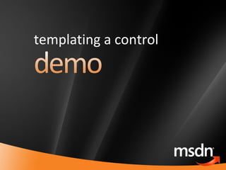 templating a control 