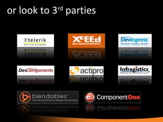 or look to 3 rd  parties 