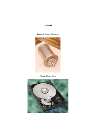 ANEXOS

Figura 1.Tambor Magnético

Figura 2.Disco Duro.

 