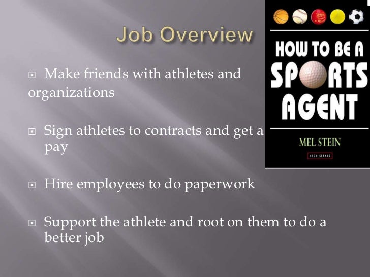sports agent job description