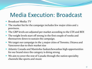 Quintile – English, Medium usageProgrammingGenres preferred are sports, movies, 	suspense/crime dramas, 	situation comedies86% more likely to watch The Sports Network (TSN)Source:  PMB 2009 2 Year Study	See Appendices 3 & 412