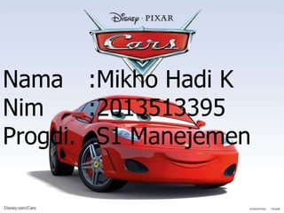 Nama :Mikho Hadi K
Nim
:2013513395
Progdi. :S1 Manejemen

 