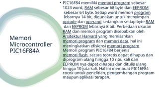 Materi Pemrograman Mikrokontroler PIC 16F84A | PPTX