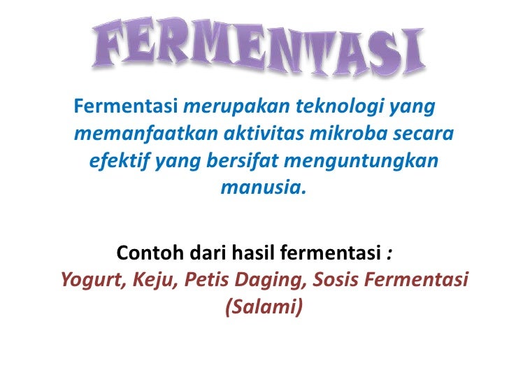Mikrobiologi fermentasi pangan
