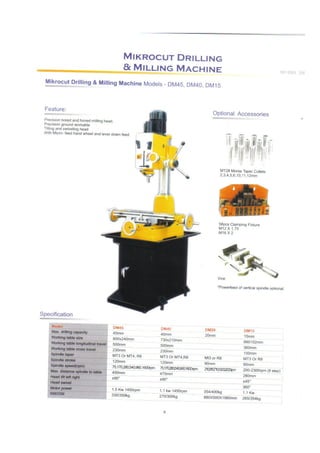 Mikrocut Drilling & Milling Machine