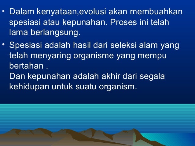 Mikroevolusi dan Makroevolusi