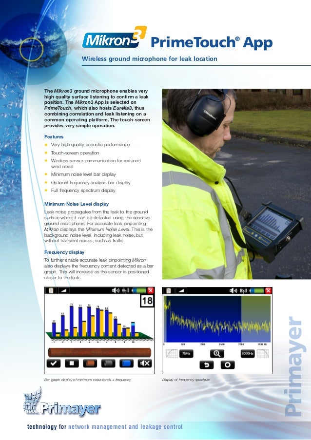 Mikron3 Water Leak Detection Equipment South Africa