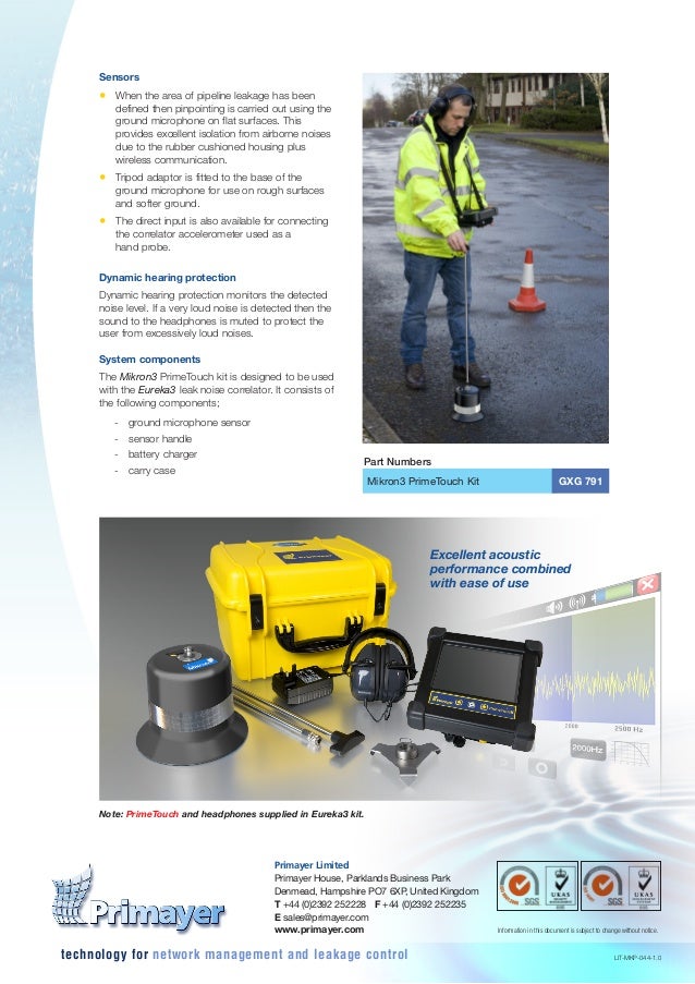 Mikron3 Water Leak Detection Equipment South Africa