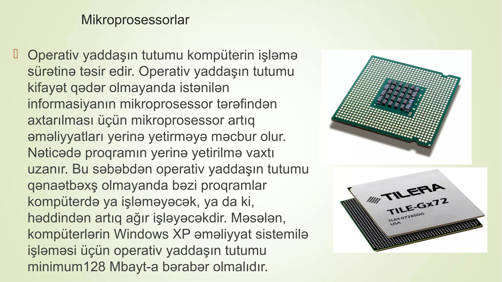 Mikroprosessorlar | PPT